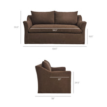 Load image into Gallery viewer, Somerset 70" Linen Blend Slipcovered Loveseat by Modway

