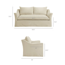 Load image into Gallery viewer, Somerset 70" Linen Blend Slipcovered Loveseat by Modway
