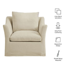 Load image into Gallery viewer, Somerset Linen Blend Slipcovered Armchair by Modway
