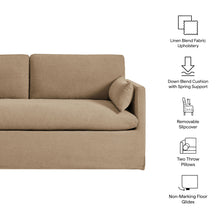 Load image into Gallery viewer, Wellfleet Slipcovered Linen-Blend Loveseat by Modway
