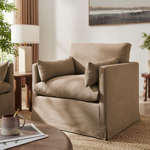 Load image into Gallery viewer, Wellfleet Slipcovered Linen-Blend Armchair by Modway
