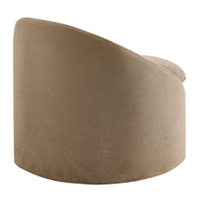 Load image into Gallery viewer, Sadie Slipcovered Linen-Blend Round Accent Chair by Modway
