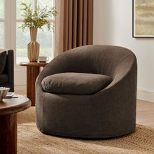 Load image into Gallery viewer, Sadie Slipcovered Linen-Blend Round Accent Chair by Modway
