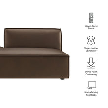 Load image into Gallery viewer, Restore Vegan Leather Left-Facing Armless Modular Chaise by Modway
