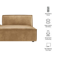 Load image into Gallery viewer, Restore Vegan Leather Left-Facing Armless Modular Chaise by Modway
