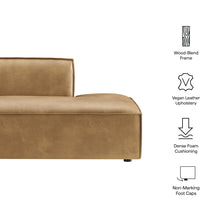 Load image into Gallery viewer, Restore Vegan Leather Right-Facing Armless Modular Chaise by Modway
