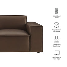 Load image into Gallery viewer, Restore Vegan Leather Right-Facing Modular Lounge Chair by Modway
