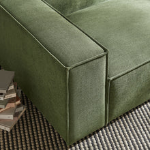 Load image into Gallery viewer, Restore Performance Fabric Upholstered Left-Facing Modular Lounge Chair by Modway
