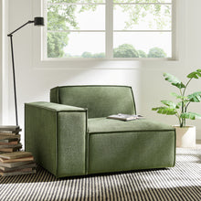 Load image into Gallery viewer, Restore Performance Fabric Upholstered Left-Facing Modular Lounge Chair by Modway
