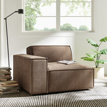 Load image into Gallery viewer, Restore Performance Fabric Upholstered Left-Facing Modular Lounge Chair by Modway
