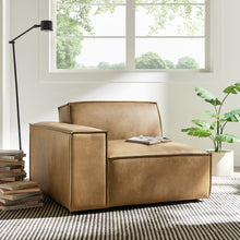 Load image into Gallery viewer, Restore Vegan Leather Left-Facing Modular Lounge Chair by Modway
