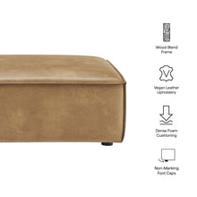 Load image into Gallery viewer, Restore Vegan Leather Modular Ottoman by Modway
