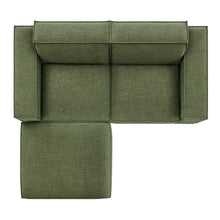 Load image into Gallery viewer, Restore 3-Piece Performance Fabric Upholstered Modular Loveseat with Ottoman by Modway
