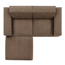 Load image into Gallery viewer, Restore 3-Piece Performance Fabric Upholstered Modular Loveseat with Ottoman by Modway

