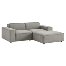 Load image into Gallery viewer, Restore 3-Piece Performance Fabric Upholstered Modular Loveseat with Ottoman by Modway
