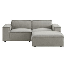 Load image into Gallery viewer, Restore 3-Piece Performance Fabric Upholstered Modular Loveseat with Ottoman by Modway
