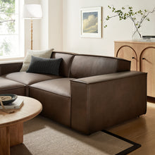 Load image into Gallery viewer, Restore 3-Piece Vegan Leather Modular Loveseat with Ottoman by Modway
