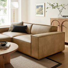Load image into Gallery viewer, Restore 3-Piece Vegan Leather Modular Loveseat with Ottoman by Modway
