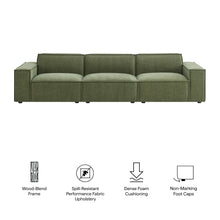 Load image into Gallery viewer, Restore 3-Piece Performance Fabric Upholstered Modular Sofa Set by Modway
