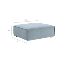 Load image into Gallery viewer, Restore 4-Piece Performance Fabric Upholstered Modular Sofa Set with Ottoman by Modway
