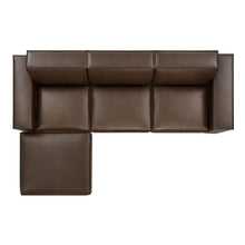 Load image into Gallery viewer, Restore 4-Piece Vegan Leather Modular Sofa Set with Ottoman by Modway
