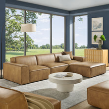 Load image into Gallery viewer, Restore 4-Piece Vegan Leather Modular Sofa Set with Ottoman by Modway
