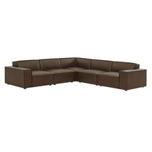 Load image into Gallery viewer, Restore 5-Piece Vegan Leather Modular L-Shaped Sofa by Modway
