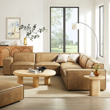 Load image into Gallery viewer, Restore 5-Piece Vegan Leather Modular L-Shaped Sofa by Modway

