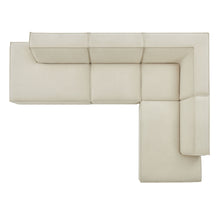 Load image into Gallery viewer, Restore 4-Piece Performance Fabric Upholstered Modular L-Shaped Armless Sectional Sofa by Modway
