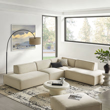 Load image into Gallery viewer, Restore 4-Piece Performance Fabric Upholstered Modular L-Shaped Armless Sectional Sofa by Modway
