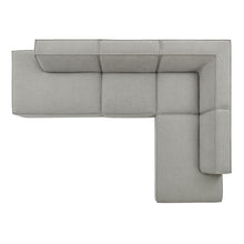 Load image into Gallery viewer, Restore 4-Piece Performance Fabric Upholstered Modular L-Shaped Armless Sectional Sofa by Modway
