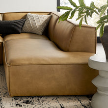 Load image into Gallery viewer, Restore 4-Piece Vegan Leather Modular L-Shaped Armless Sectional Sofa by Modway
