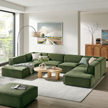 Load image into Gallery viewer, Restore 6-Piece Performance Fabric Upholstered U-Shaped Sectional Sofa by Modway
