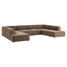 Load image into Gallery viewer, Restore 6-Piece Performance Fabric Upholstered U-Shaped Sectional Sofa by Modway

