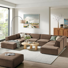 Load image into Gallery viewer, Restore 6-Piece Performance Fabric Upholstered U-Shaped Sectional Sofa by Modway

