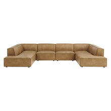 Load image into Gallery viewer, Restore 6-Piece Vegan Leather U-Shaped Armless Sectional Sofa by Modway
