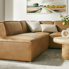 Load image into Gallery viewer, Restore 6-Piece Vegan Leather U-Shaped Armless Sectional Sofa by Modway
