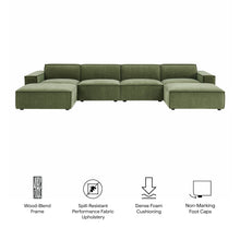 Load image into Gallery viewer, Restore 6-Piece Performance Fabric Upholstered Modular Sectional Sofa by Modway
