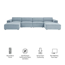 Load image into Gallery viewer, Restore 6-Piece Performance Fabric Upholstered Modular Sectional Sofa by Modway
