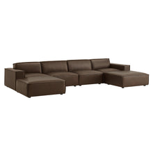 Load image into Gallery viewer, Restore 6-Piece Vegan Leather Modular Sectional Sofa by Modway
