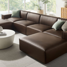 Load image into Gallery viewer, Restore 6-Piece Vegan Leather Modular Sectional Sofa by Modway
