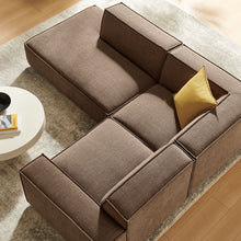 Load image into Gallery viewer, Restore 3-Piece Performance Fabric Upholstered Modular L-Shaped Sectional Sofa by Modway
