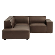 Load image into Gallery viewer, Restore 3-Piece Vegan Leather Modular L-Shaped Sectional Sofa by Modway

