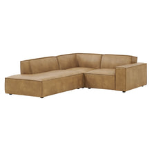 Load image into Gallery viewer, Restore 3-Piece Vegan Leather Modular L-Shaped Sectional Sofa by Modway
