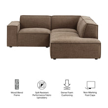 Load image into Gallery viewer, Restore 3-Piece Performance Fabric Upholstered Modular L-Shaped Sectional Sofa by Modway
