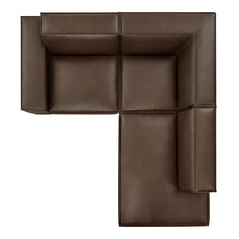 Load image into Gallery viewer, Restore 3-Piece Vegan Leather Modular L-Shaped Sectional Sofa by Modway
