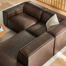 Load image into Gallery viewer, Restore 3-Piece Vegan Leather Modular L-Shaped Sectional Sofa by Modway
