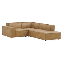 Load image into Gallery viewer, Restore 3-Piece Vegan Leather Modular L-Shaped Sectional Sofa by Modway

