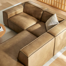 Load image into Gallery viewer, Restore 3-Piece Vegan Leather Modular L-Shaped Sectional Sofa by Modway
