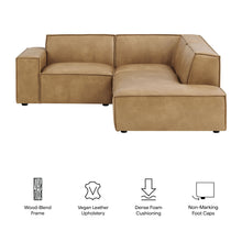 Load image into Gallery viewer, Restore 3-Piece Vegan Leather Modular L-Shaped Sectional Sofa by Modway
